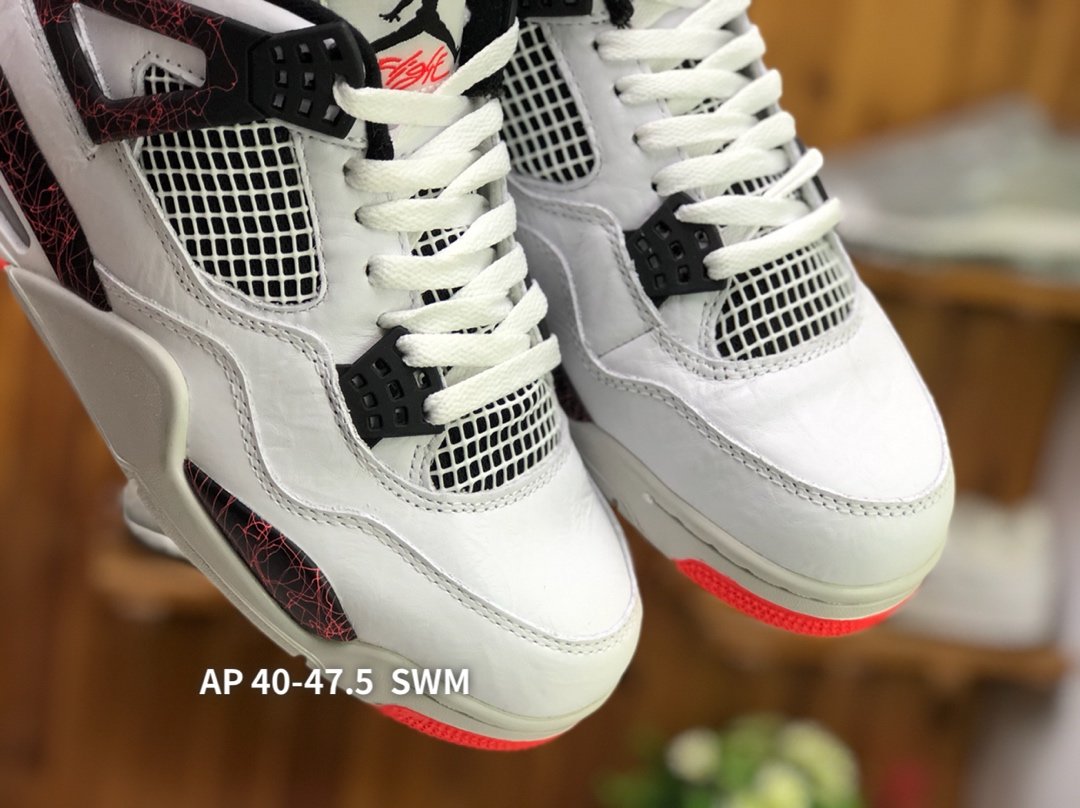 『纯原』air jordan iv hot lava aj4 乔丹4代篮球鞋/大理石花纹 热
