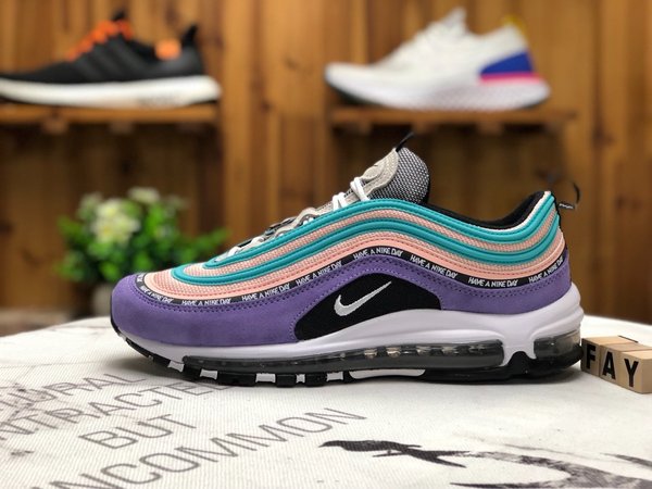 『公司级』nike air max97款笑脸3m反光上海限定银子弹大气垫跑步鞋