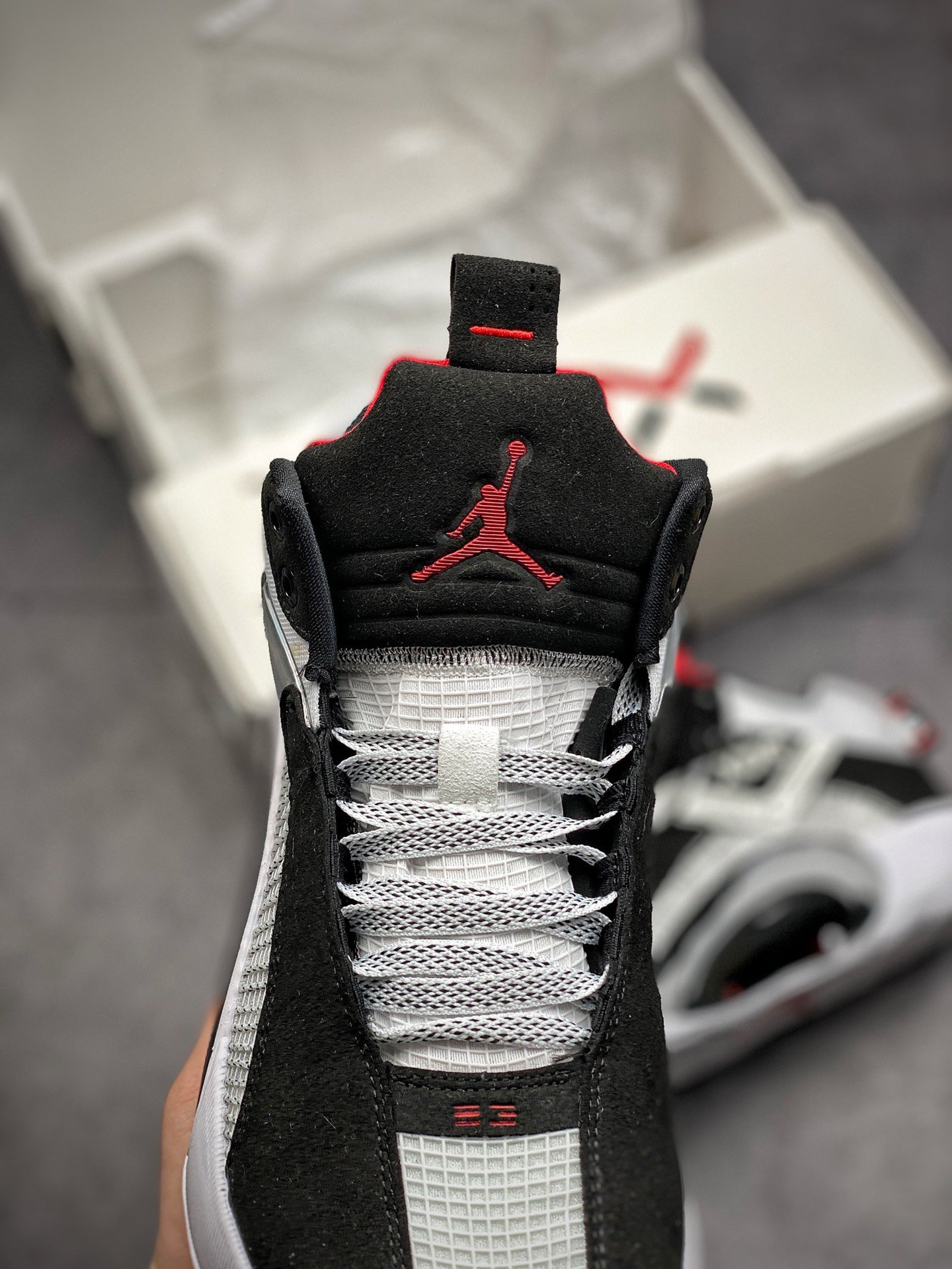 『纯原』air jordan 35 乔丹35代 dna熊猫 cq4228 001 莆田鞋-向南